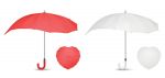 Parasol 25 w kształcie serca BODA RED - 25 szt. z nadrukiem MO9605